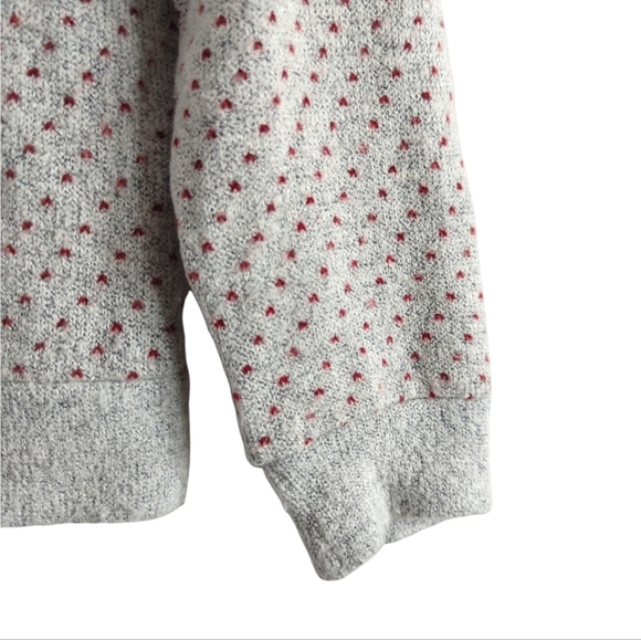 NONNATIVE Men's Gray Green Red 100% Cotton Knit Japanese Crewneck Sweater - Picture 8 of 14